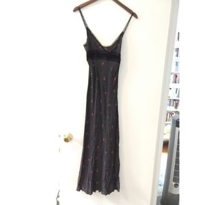 Urban Outfitters black rosebud dress